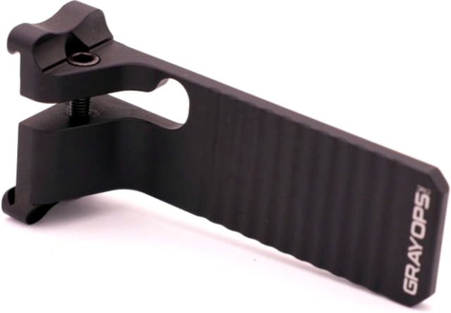 Gray Ops CNC Bag Stop Straight Black - Gray Ops Cnc