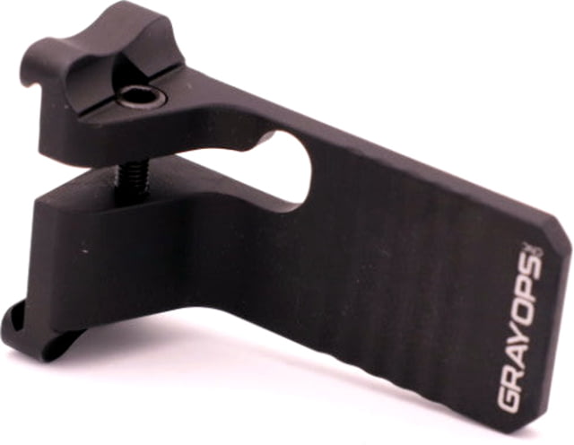 Gray Ops CNC Bag Stop Straight - Shorty Black - Gray Ops Cnc