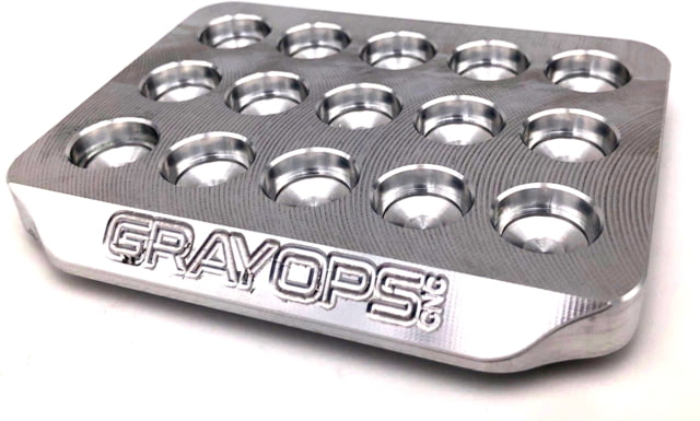 Gray Ops CNC Bushing Block Silver Bushing Block - Gray Ops Cnc