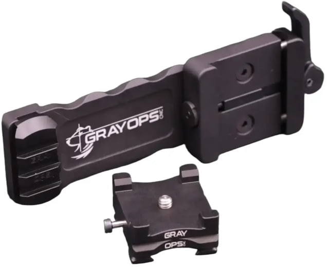 Gray Ops CNC Garmin Mount Kit + Arca Black - Gray Ops Cnc
