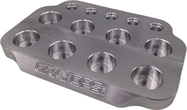 Gray Ops CNC Giraud Trimmer Block Silver Giraud Trimmer Block - Gray Ops Cnc