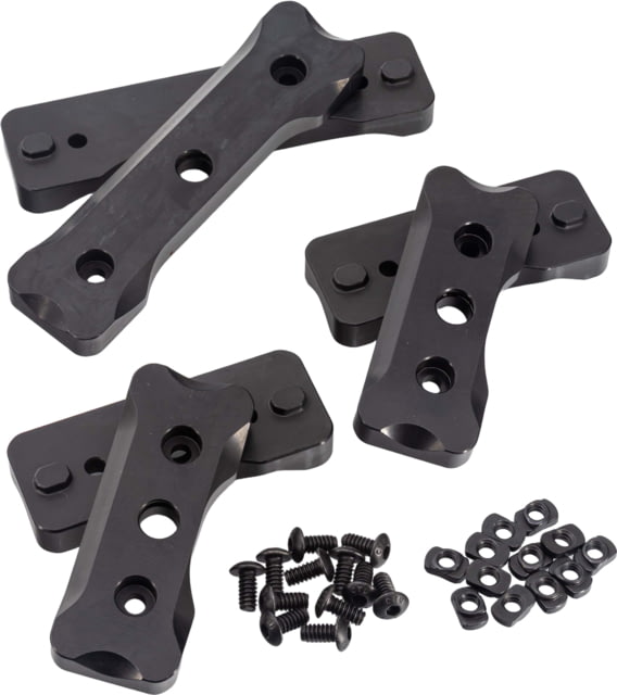 Gray Ops CNC M-LOK Weight Kit - All Hardware Black - Gray Ops Cnc