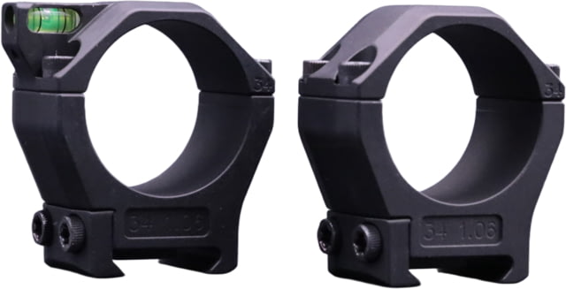 Gray Ops CNC Precision 34mm Riflescope Ring 0.950in Black - Gray Ops Cnc