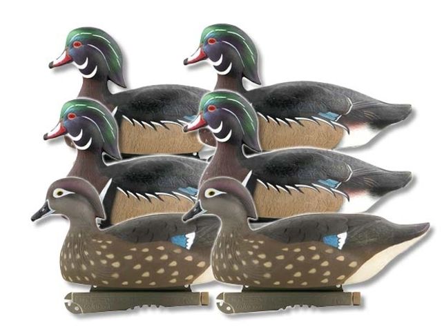 Greenhead Gear Life-Size Duck DecoyWood Ducks1/2 Dozen - Greenhead Gear