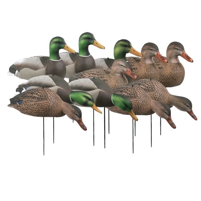 Greenhead Gear Over-Size Duck DecoyMallard Shells/Harvester PackDozen