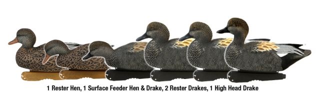 Greenhead Gear Pro-Grade Duck DecoyGadwall1/2 Dozen