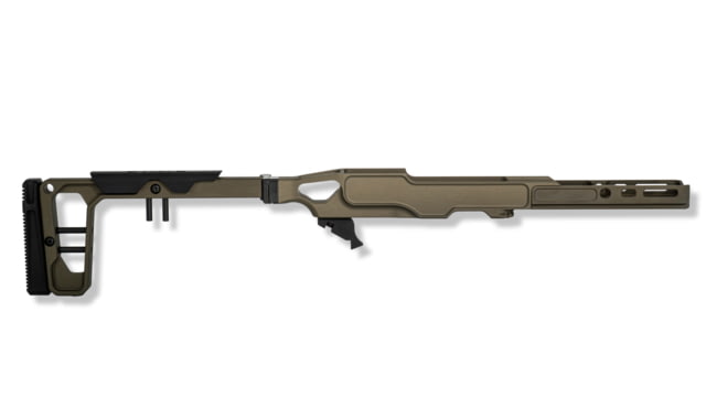 Grey Birch MFG Ruger 10/22 5in Forend/Folding Stock Chassis System Burnt Bronze - Grey Birch Mfg