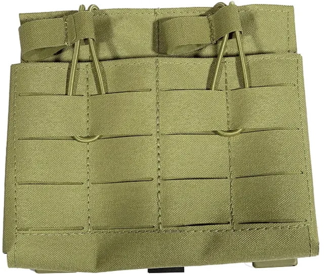 Grey Ghost Gear Double 7.62 Mag Pouch Olive Drab - Grey Ghost Gear