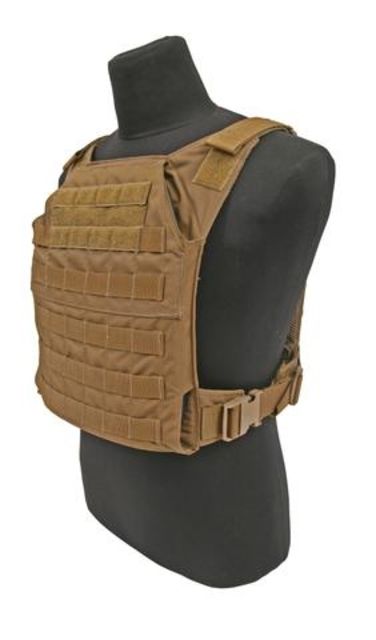 Grey Ghost Gear Minimalist Plate Carrier Coyote Brown - Grey Ghost Gear