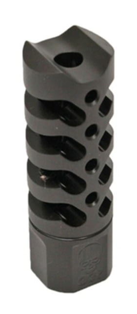 Grey Ghost Precision Muzzle Brake .224/5.56mm 1/2x28 Thread Nitride Finish Black - Grey Ghost Precision