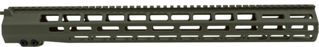 Grey Ghost Precision AR-10 M-LOK Handguard 18 in Olive Drab Cerakote - Grey Ghost Precision