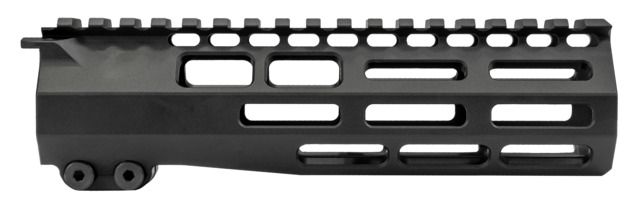Grey Ghost Precision M-LOK Handguard AR-15 7.25 inch Aluminum 0.52 lb Type III Class 2 Hard Coat Anodized Finish True Black - Grey Ghost Precision