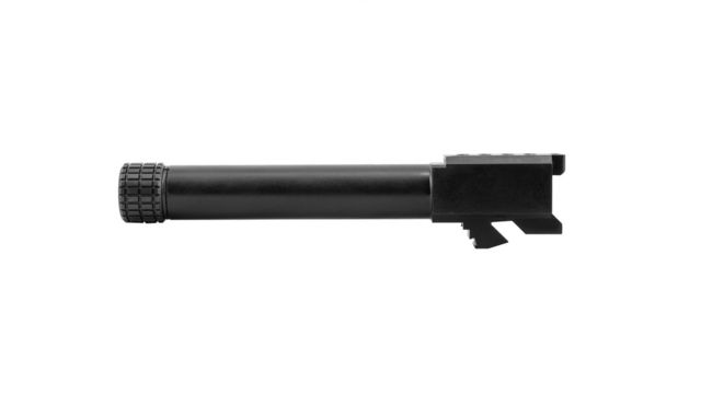 EDEMO Grey Ghost Precision Match Threaded Pistol Barrel Glock 17 Gen 3-4 9mm 5 inch 1-10 Twist 1/2 x 28 Thread Nitride Finish Black BARREL-G17-T-BN - Grey Ghost Precision