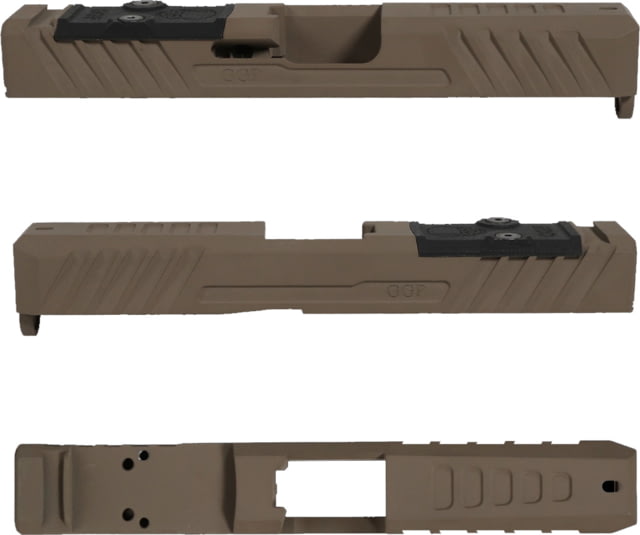 Grey Ghost Precision Version 3 Pistol Slide w/ RMR-DP Pro Cut Glock 19 Gen 4 17-4 Stainless Steel FDE Cerakote - Grey Ghost Precision