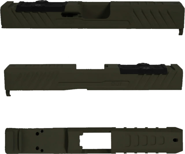 Grey Ghost Precision Version 3 Pistol Slide w/ RMR-DP Pro Cut Glock 19 Gen 3 17-4 Stainless Steel Olive Drab Cerakote - Grey Ghost Precision