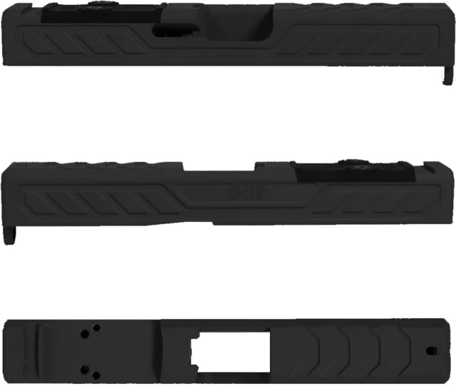 Grey Ghost Precision Glock Version 6 Pistol Slide w/ RMR-DP Pro Cut for Glock 19 Gen 5 Sniper Grey Cerakote - Grey Ghost Precision