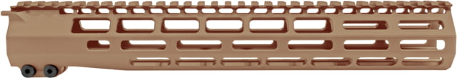 Grey Ghost Precision M-LOK Handguard AR-15 12.625 inch Aluminum 0.7 lb FDE Cerakote - Grey Ghost Precision