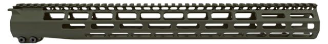 Grey Ghost Precision M-LOK Handguard AR-15 17 inch Aluminum 0.868 lb Olive Drab Cerakote - Grey Ghost Precision