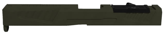 Grey Ghost Precision Version 5 Pistol Slide w/ RMR-DP Pro Cut Glock 17 Gen 5 17-4 Stainless Steel Olive Drab Cerakote - Grey Ghost Precision