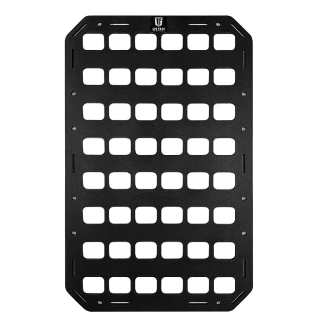 Grey Man Tactical 10.75 x 17 Rigid MOLLE Panel Black - Grey Man Tactical