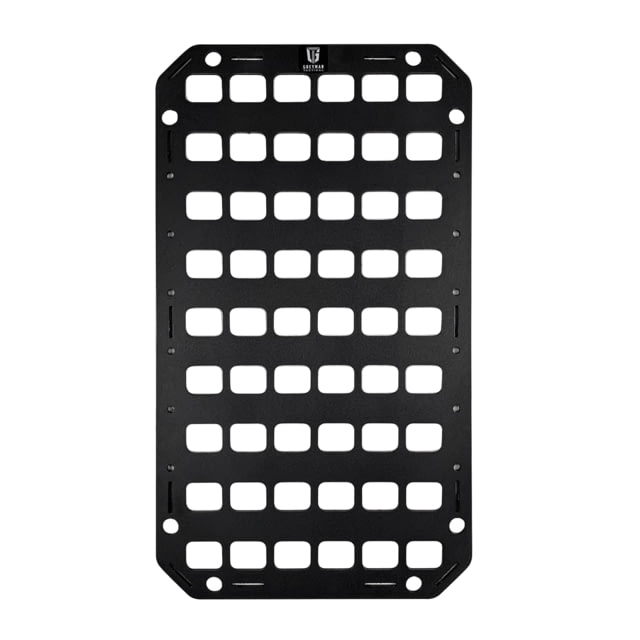 Grey Man Tactical 10.75 x 19 Rigid MOLLE Panel Black - Grey Man Tactical