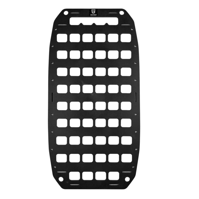 Grey Man Tactical 10.75 x 21 Rigid MOLLE Panel Black - Grey Man Tactical