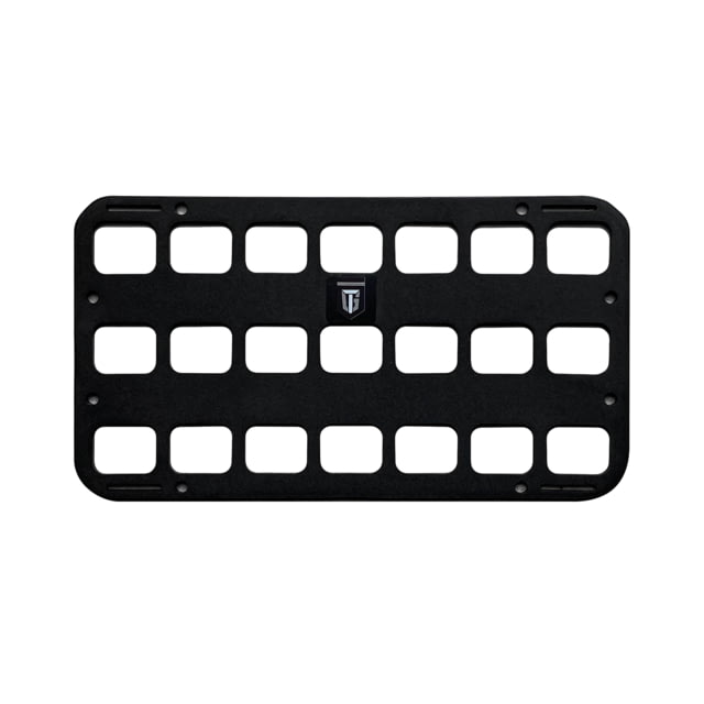 Grey Man Tactical 11 x 6 Rigid MOLLE Panel Black - Grey Man Tactical