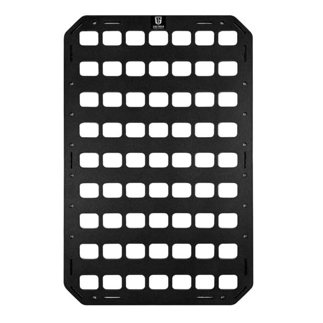 Grey Man Tactical 12.25 x 19 Rigid MOLLE Panel Black - Grey Man Tactical