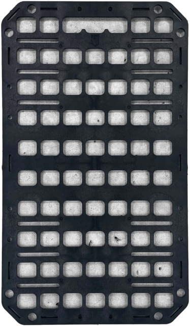 Grey Man Tactical 12.25 x 21 Rigid MOLLE Panel Black - Grey Man Tactical