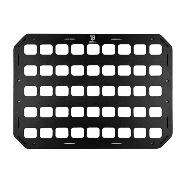 Grey Man Tactical 15.25 x 11 Rigid MOLLE Panel Black - Grey Man Tactical