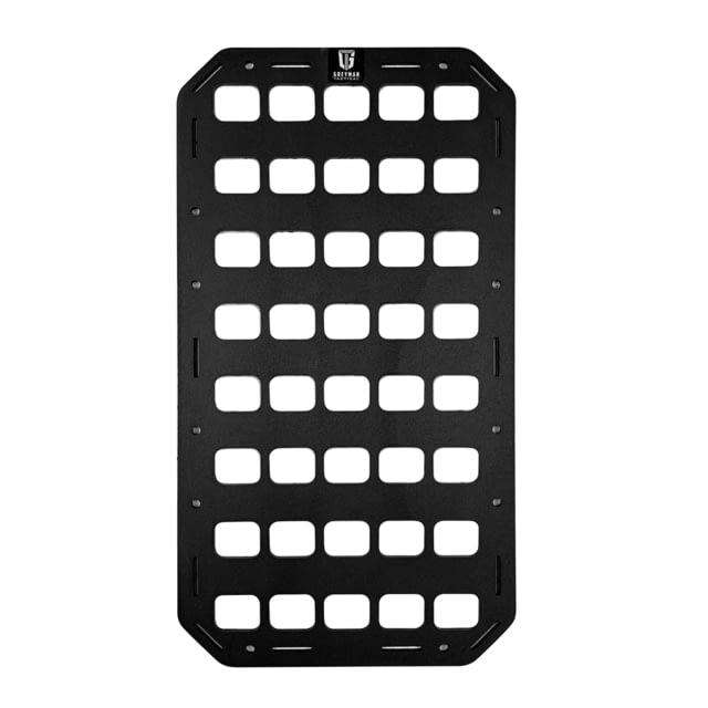 Grey Man Tactical 9.25 x 17 Rigid MOLLE Panel Black - Grey Man Tactical