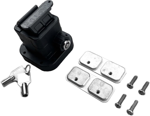 Grey Man Tactical Locking Rifle Mount w/Raptor Picatinny Black - Grey Man Tactical