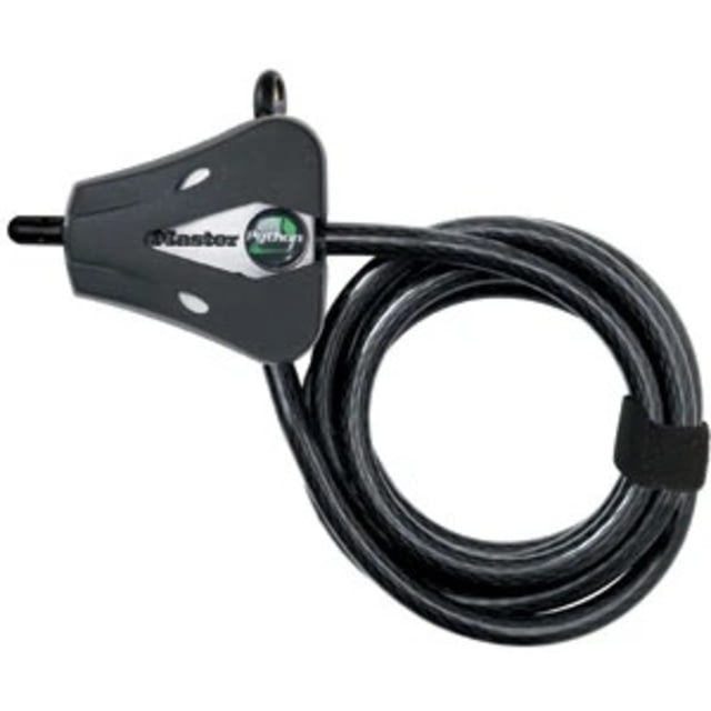 Grey Man Tactical Master Lock 5/16" Python Adjustable Locking Cable Black - Grey Man Tactical