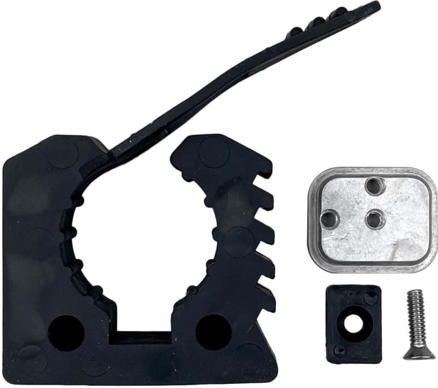 Grey Man Tactical QuickFist Original Clamp w/Buffer Tube Clamp RMP Backer Plates Black - Grey Man Tactical
