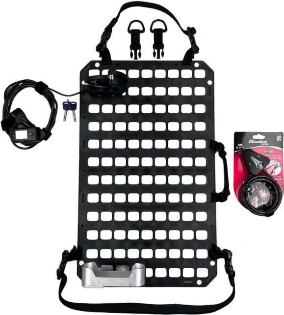 Grey Man Tactical Vehicle Locking Rifle Rack w/SC-6 Mount 15.25 x 25 RMP Standard Buttstock Cup Kit Black - Grey Man Tactical