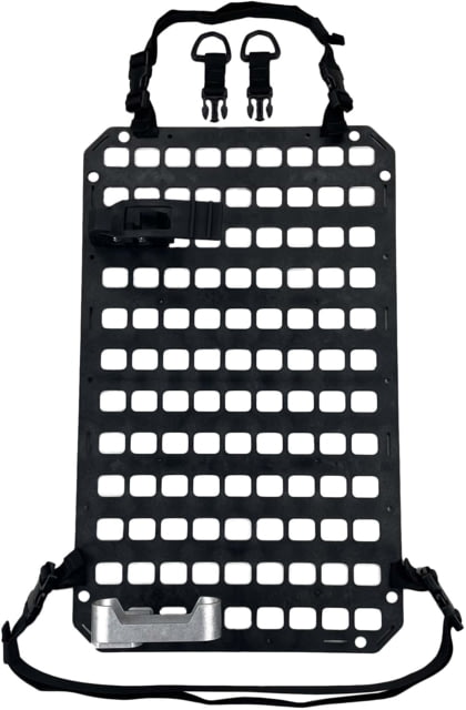 Grey Man Tactical Vehicle Rifle Rack w/Standard Buttstock Cup Kit Rubber Clamp 15.25 x 25 RMP Black - Grey Man Tactical