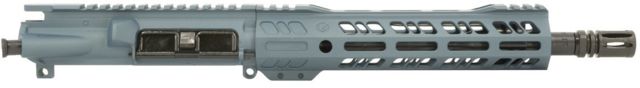 USED Grid Defense Complete Upper Receiver 7.62x39 10.5 inch Carbine Length 4150 Steel Light HBAR Barrel 1-10 Twist A2 Flash Hider Blue Titanium - Grid Defense