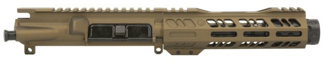Grid Defense Complete Upper Receiver 9mm 9x19 Para 5.5 inch 4150 Light HBAR Barrel 1-10 Twist 7 inch Octagon M-LOK Rail Dimpled Flash Can Burnt Bronze - Grid Defense