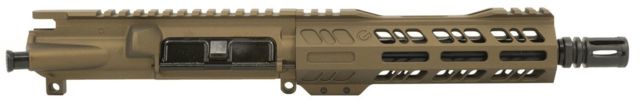 Grid Defense Complete Upper Receiver 9mm 9x19 Para 7.5 inch 4150 Light HBAR Barrel 1-10 Twist 7 inch Octagon M-LOK Rail A2 Flash Hider Burnt Bronze - Grid Defense