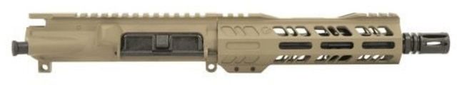 Grid Defense Complete Upper Receiver 9mm 9x19 Para 7.5 inch 4150 Light HBAR Barrel 1-10 Twist 7 inch Octagon M-LOK Rail A2 Flash Hider Flat Dark Earth - Grid Defense
