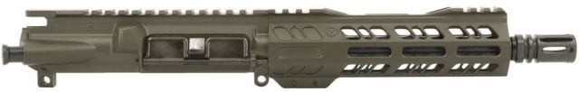 Grid Defense Complete Upper Receiver 9mm 9x19 Para 7.5 inch 4150 Light HBAR Barrel 1-10 Twist 7 inch Octagon M-LOK Rail A2 Flash Hider OD Green - Grid Defense