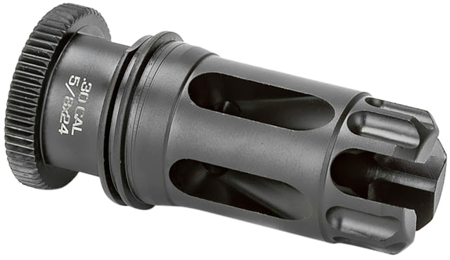 Griffin Armament Dual-Lok Flash Hider .22 Long Rifle/5.56x45mm NATO  QPQ Nitride Black