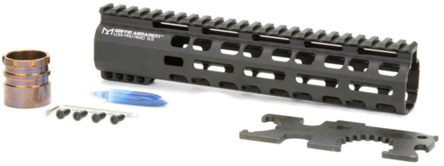 Griffin Armament Low Pro Rigid M-Lok Rail 9.5in Black Large - Griffin Armament