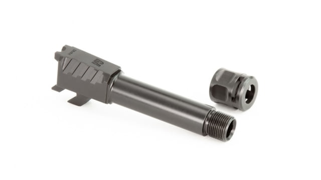 USED Griffin Armament Smith & Wesson M&P Shield Threaded Barrel with Micro Carry Comp Black GASTB - Griffin Armament