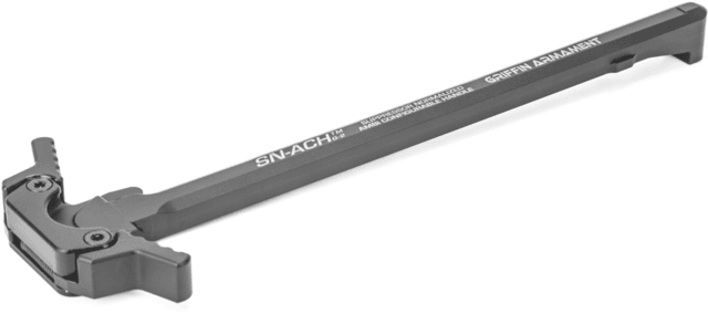 Griffin Armament SN-ACH 10 AR-10 Charging Hand le Ambidextrous Forward-Facing Gas Vent Anodized Finish Black - Griffin Armament