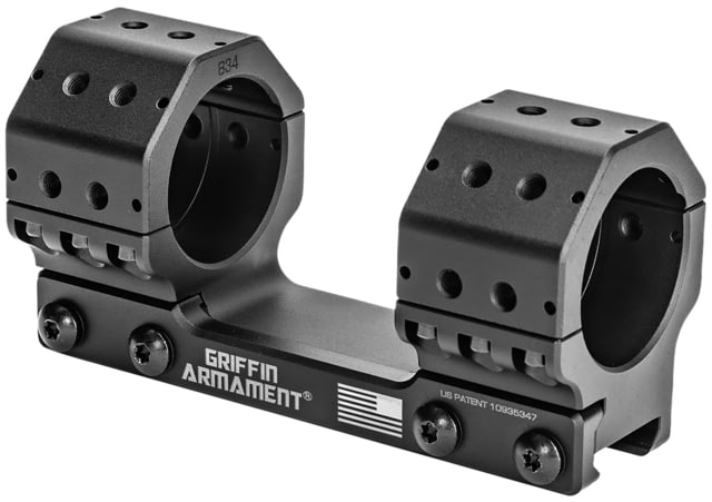 Griffin Armament Griffin Armament Standard GPM Riflescope Mount 34mm 1.35in 0MOA Black - $180.45 at Optics Planet