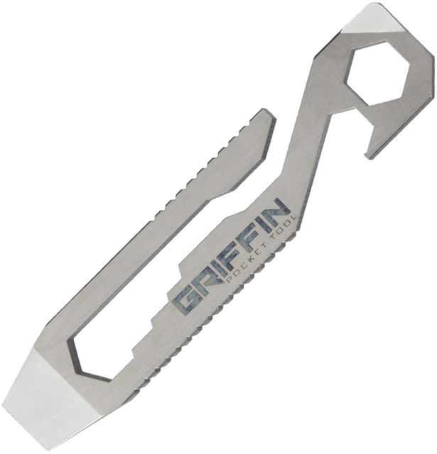 Griffin Pocket Tool GPT Pocket Tool Stainless Fixed Blade Knife Handle - Griffin Pocket Tool