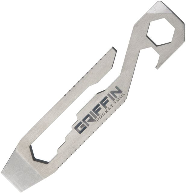 Griffin Pocket Tool GPT Pocket Tool Titanium Fixed Blade Knife Handle - Griffin Pocket Tool