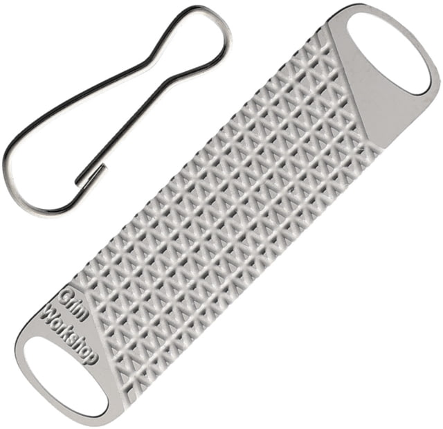 Grim Workshop File Micro Tool Hardened Stainless Construction 1.75in x 0.5in - Grim Workshop