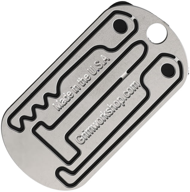 Grim Workshop Lock Pick Dog Tag Tool Hardened Stainless Construction - Grim Workshop
